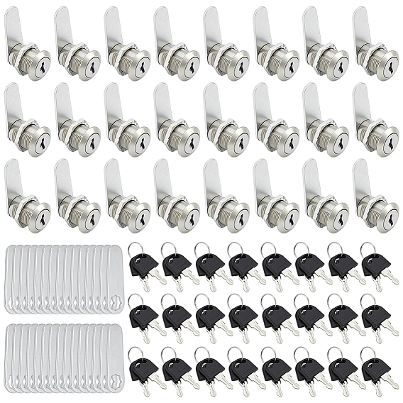 30 наборы замков и ключей из цинкового сплава, замок дверного шкафа