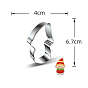 Christmas Themed 430 Stainless Steel Cookie Cutters, Cookies Moulds, DIY Biscuit Baking Tool, Doll