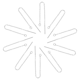 304 Выводы серьги из нержавеющей стали шпилька, ушные резьбы