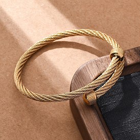 304 браслеты из нержавеющей стали для женщин, ионное покрытие (ip)