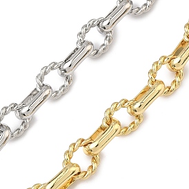 Латунные витые кубические цепочки, несварные, с катушкой, без кадмия и без свинца, стойки покрытие