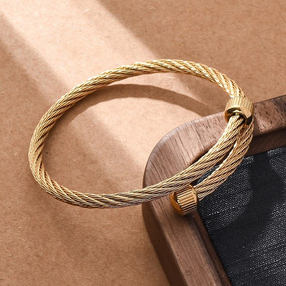 304 браслеты из нержавеющей стали для женщин, ионное покрытие (ip)