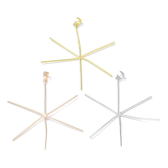 925 стерлингов серебряные подвески, подвеска с когтями, снежинка