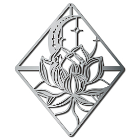 Ромбовидные железные настенные знаки, художественная отделка стен металлом, для гостиной, Главная, офис, сад, кухня, отель, балкон