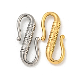 Ion Plating(IP) 304 Stainless Steel S-Hook Clasps, Double Snap Hook