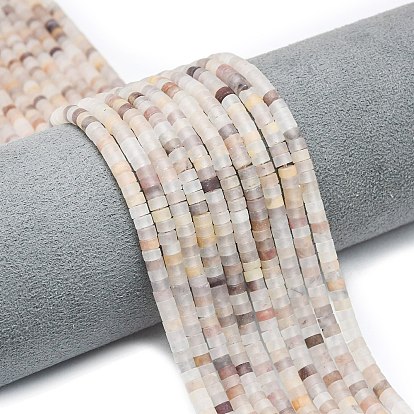 Природного кварца нитей бисера, матовые, дисковые бусы, Heishi бусы