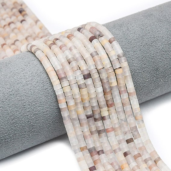 Природного кварца нитей бисера, матовые, дисковые бусы, Heishi бусы