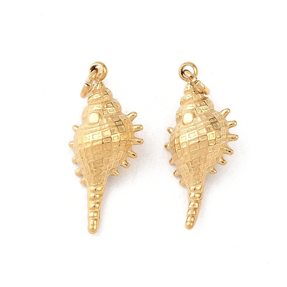 304 подвески из нержавеющей стали, раковина, ионное покрытие (ip), с целью перехода в кольце