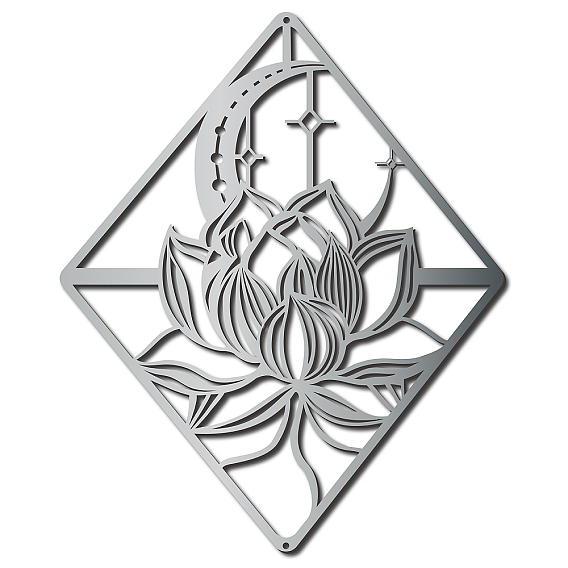 Ромбовидные железные настенные знаки, художественная отделка стен металлом, для гостиной, Главная, офис, сад, кухня, отель, балкон