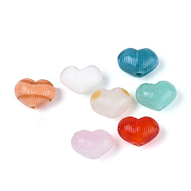 Бусины лэмпворк , сердце