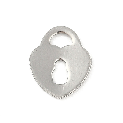 201 прелести нержавеющей стали, подвеска в виде замка в виде сердца