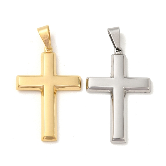 Вакуумное покрытие pvd 304 подвески из нержавеющей стали, крест очарование, религия