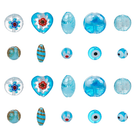 Бусины лэмпворк , разнообразные