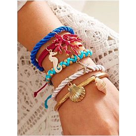 Bohemian Style Starfish Shell Bracelet for Women's Fashion Jewelry