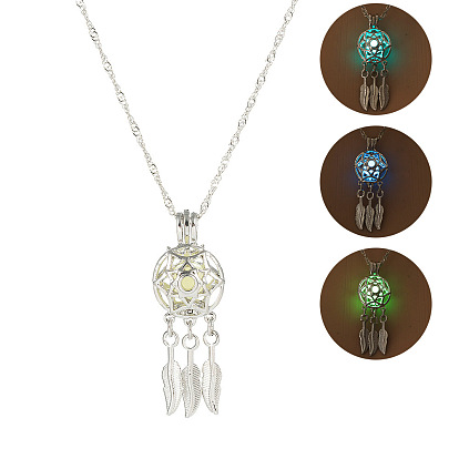 Luminous Alloy Pendants, Necklace, Basket