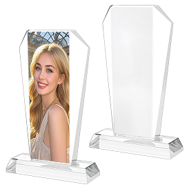 Heat Transfer Printing Crystal Blank Medal Trophy Display Decorations