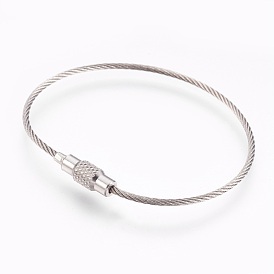 304 Stainless Steel Bracelet Making, with Clasps