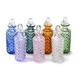 Миниатюрные стеклянные бутылочки бутылка желаний, с крышкой, аксессуары для домашнего кукольного домика с микро-ландшафтом, притворяясь опорными украшениями