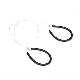 Резак для глины из стальной проволоки, с пластиковой ручкой, инструмент для гончарного дела из глины