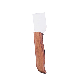 Фарфоровый кожаный нож режущий нож обрезной нож, с ручкой из розового дерева, для поделок из кожи
