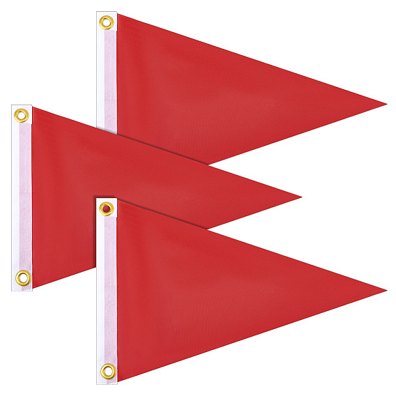 Полиэстеровый морской сигнальный флаг, треугольные