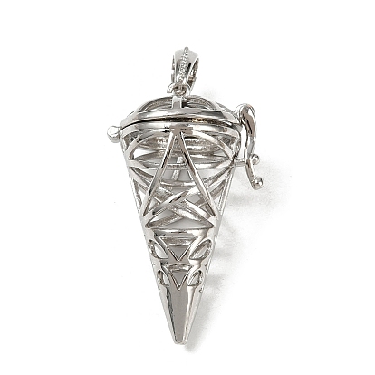 Латунные подвески, конус со звездой, долговечный, без кадмия и без свинца, стойки покрытие