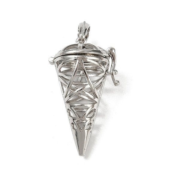 Латунные подвески, конус со звездой, долговечный, без кадмия и без свинца, стойки покрытие