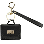 Портативная сумка из искусственной кожи брелок, с брелком из сплава