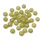 Natural Nephrite Jade Hetian Jade Beads, Rondelle