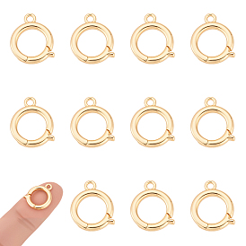 12Латунные застежки-раскладывающиеся детали, кольцо