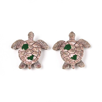 Кабошоны из непрозрачной смолы черепаха