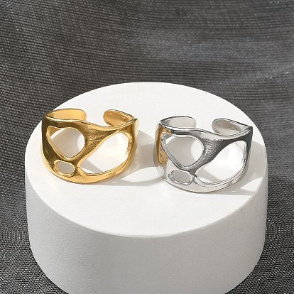 304 открытые манжеты из нержавеющей стали для унисекс