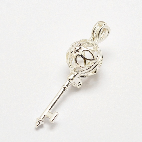 Латунные диффузор Locket подвески, подвески для клеток, ключ