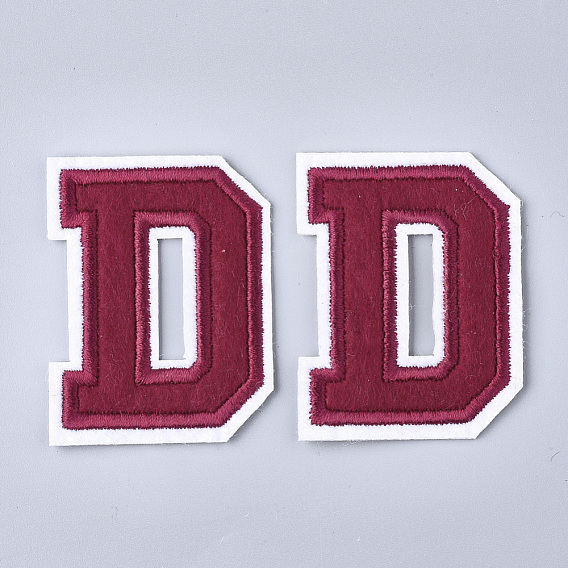 Компьютеризированная вышивка ткань железа на патчи, аксессуары для костюма, аппликация, cmешанные буквы