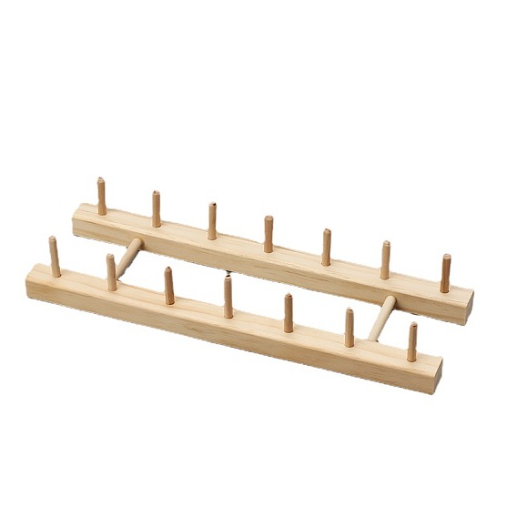 Spools Solid Wood Thread Rack, Thread Holder Organizer