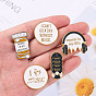 Word Enamel Pin, Alloy Badge for Backpack Clothes