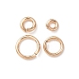 1/20 14k открытые соединительные кольца с золотым покрытием, круглый отрезок, покрытый желтым золотом