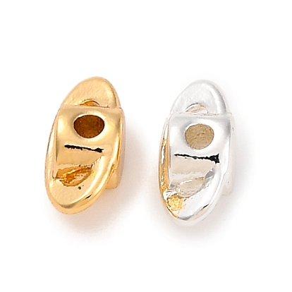 Латунные бусины, без кадмия, без никеля и без свинца, овальные