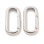 Покрытие стойки латунные пружинные застежки, долговечный, без свинца и без кадмия, овальные