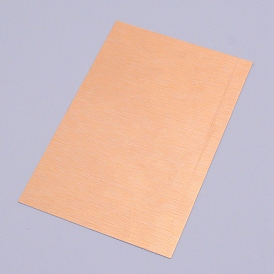 Aluminum Heat Press Thermal Transfer Crafts, Brushed, Rectangle