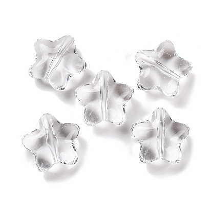 Прозрачные акриловые бусины, звезда