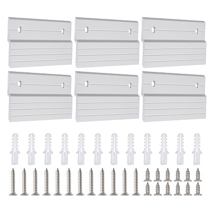 6пряжки из алюминиевого сплава, с 3 сумками 201 винтами из нержавеющей стали и пластика