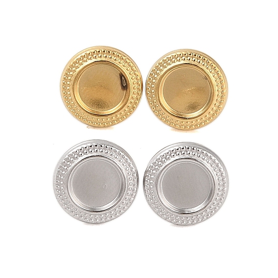 304 серьги из нержавеющей стали для женщин, круглые