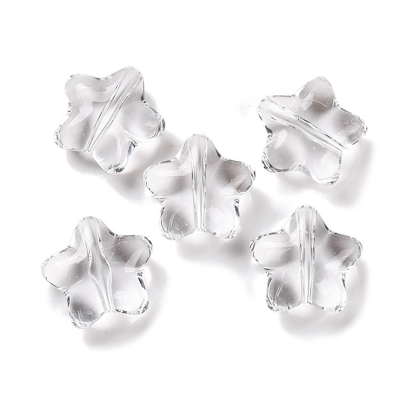 Прозрачные акриловые бусины, звезда