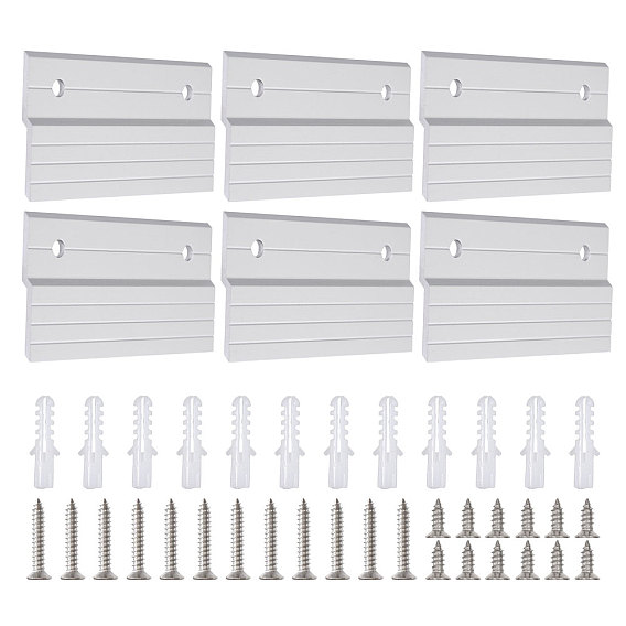 6пряжки из алюминиевого сплава, с 3 сумками 201 винтами из нержавеющей стали и пластика