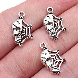 10 подвески из цинкового сплава в тибетском стиле, паук