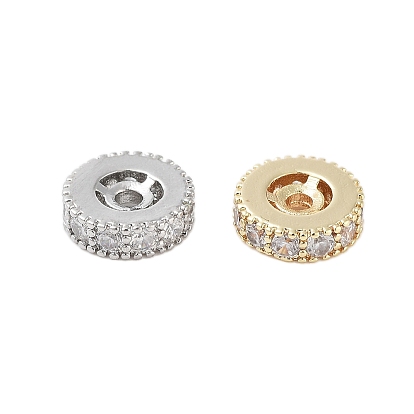 Латунные микропаве из прозрачного кубического циркония, без кадмия, без никеля и без свинца, Колум