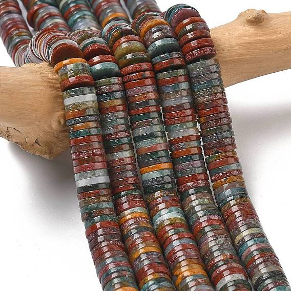 Океан Природный яшмы бисер нитей, диск, Heishi бусы