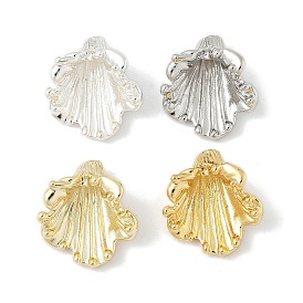 Шапочки и конусы для бусин, латунные, цветок