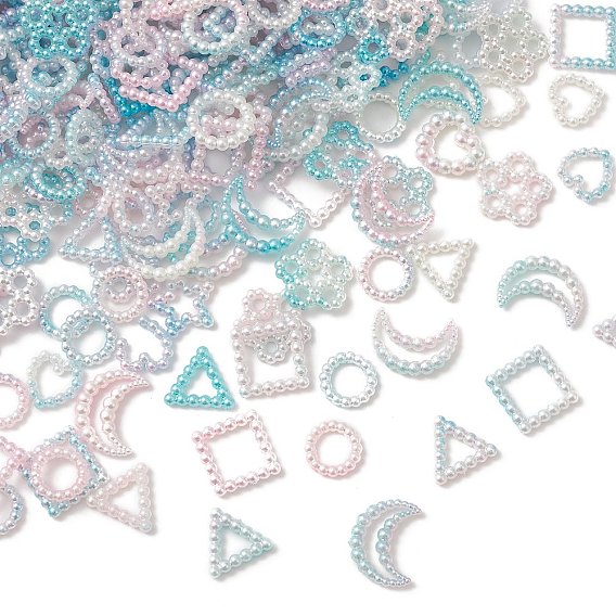 100g аэрозольная краска из абс-пластика кабошоны, звезда и квадрат и кольцо и сердце и бант